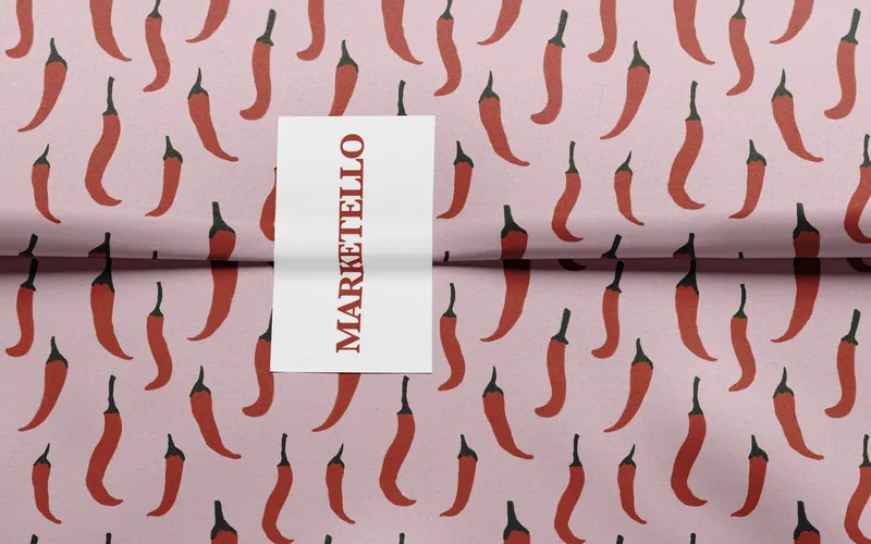 Red chili cute pattern