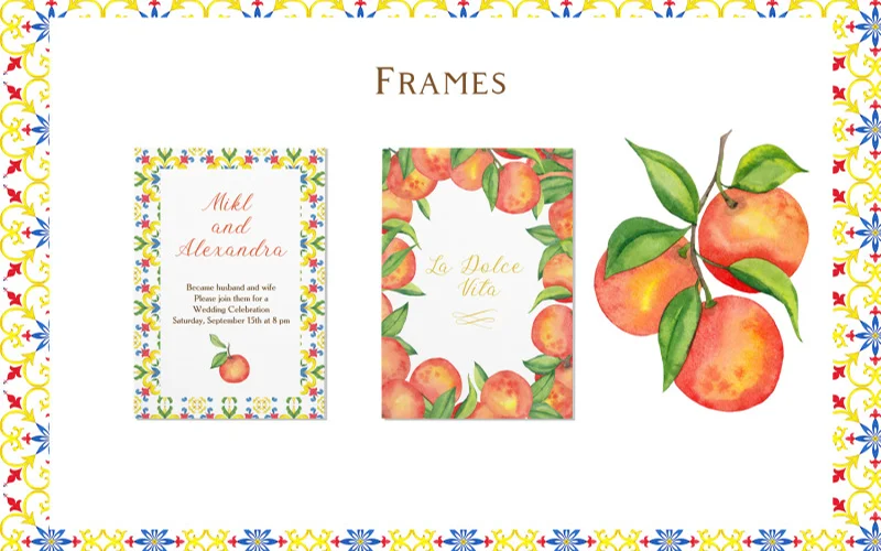 fruit frames